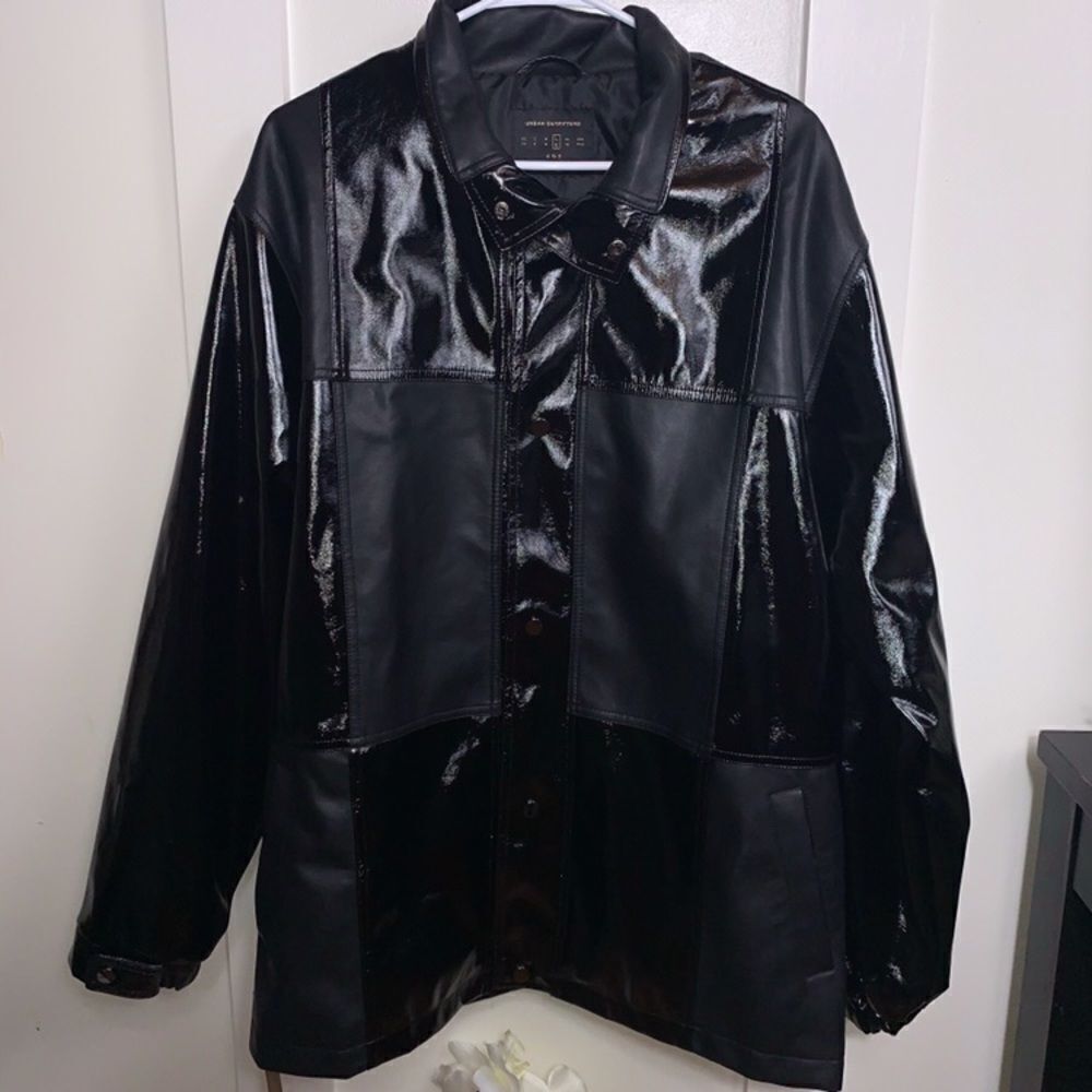 Urban Outfitters Faux Leather Patchwork Jacket